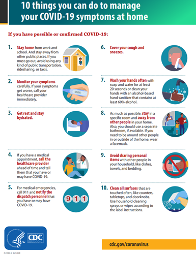 Coronavirus Covid 19 Preparedness Information Clinton Memorial Hospital